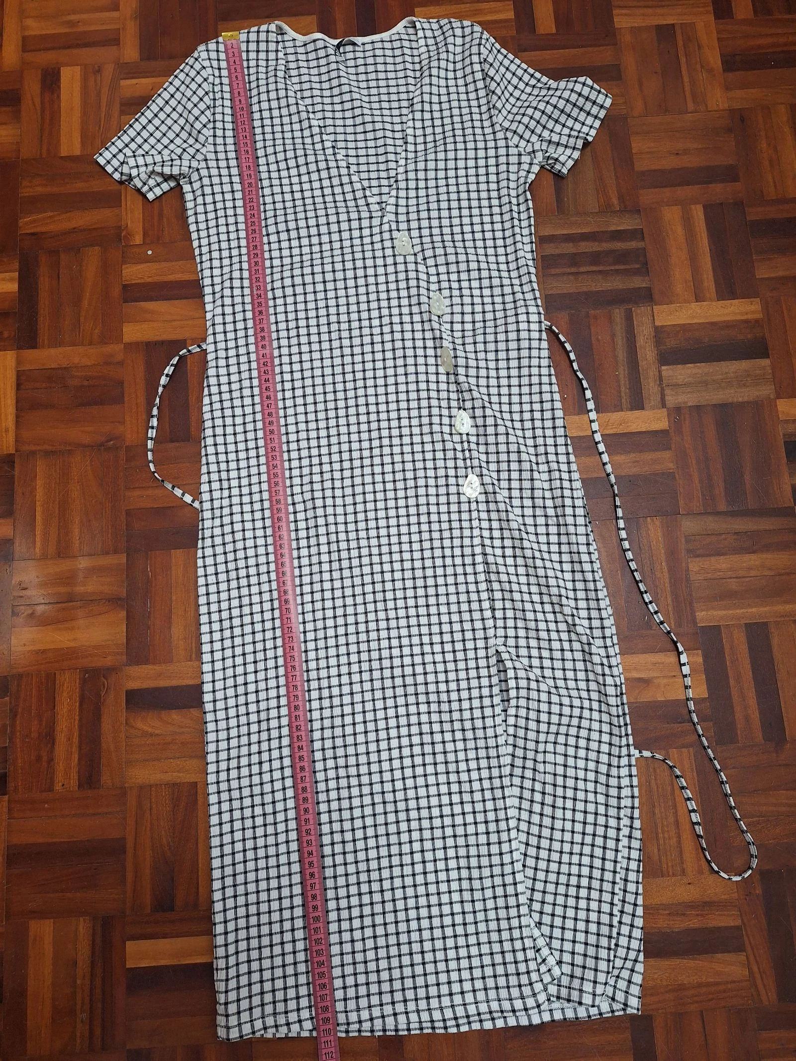Zara T.S geruite midijurk – photo 8